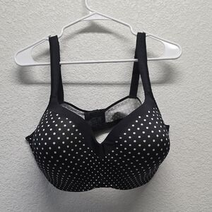 Playtex Black and White Dot Bra